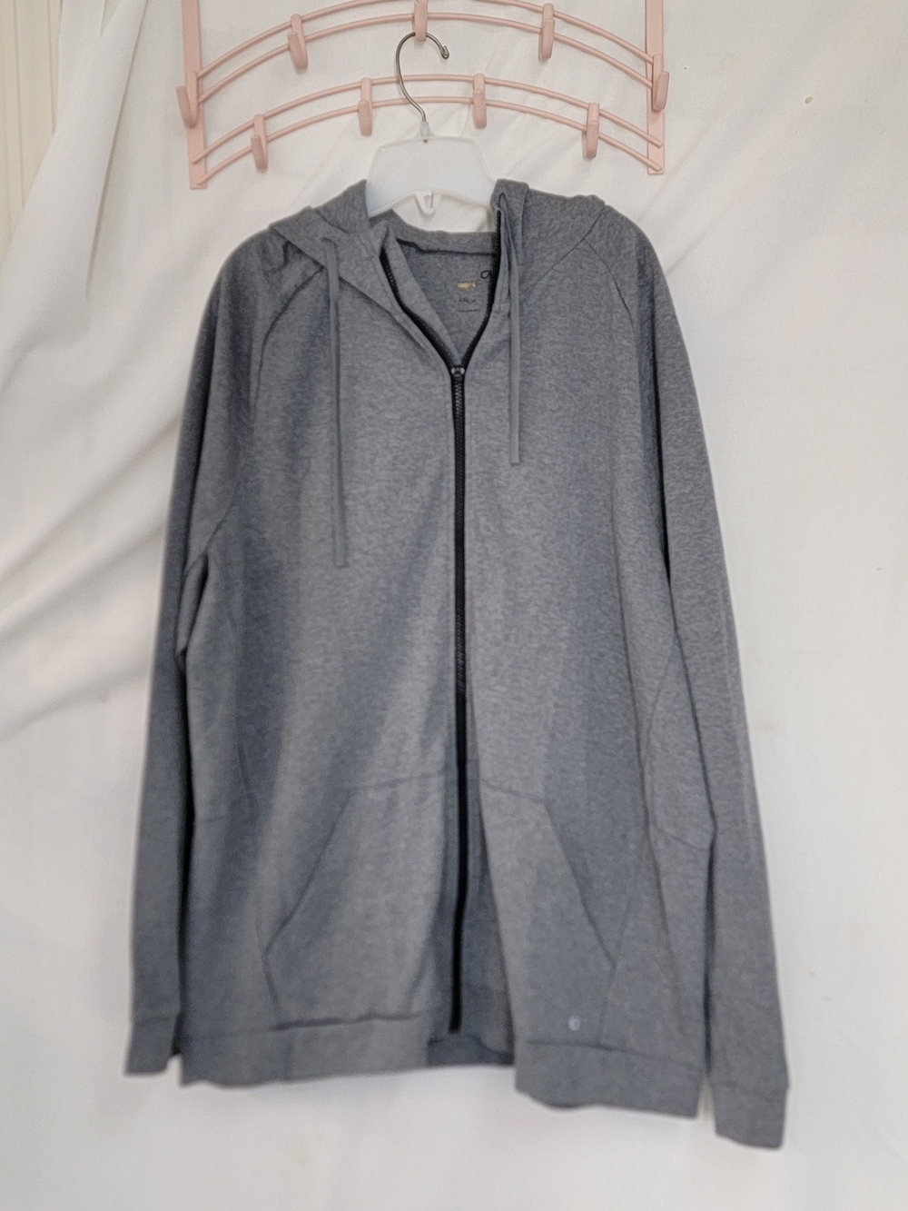GAP Men's Grey Zip-Up Hoodie Sweater